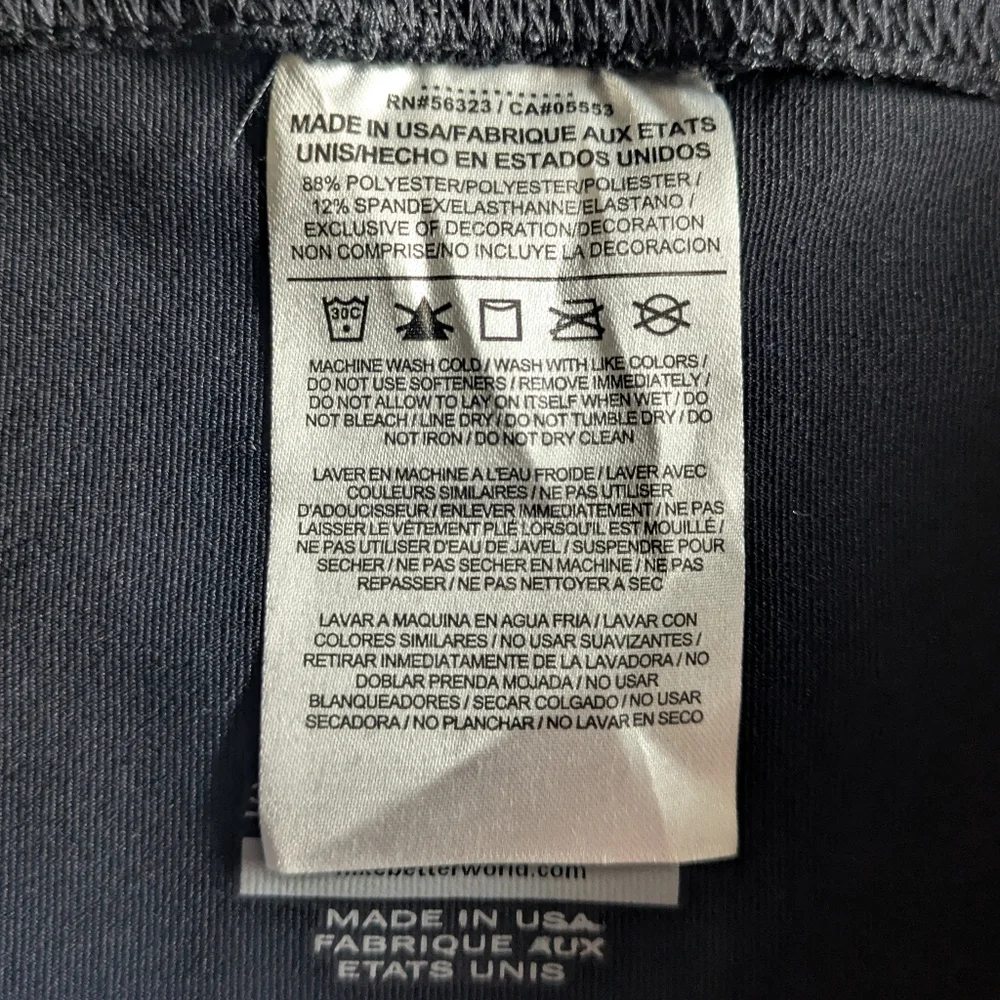 Jordan Nike Men 3XL Black Made in USA New No Tags Compression Shorts 022025 - Picture 4 of 7